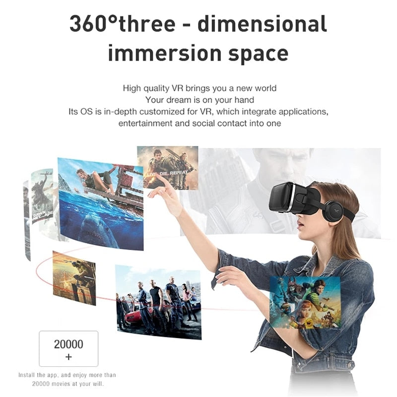 Box Stereo VR Devices with Headset - Meta Mall