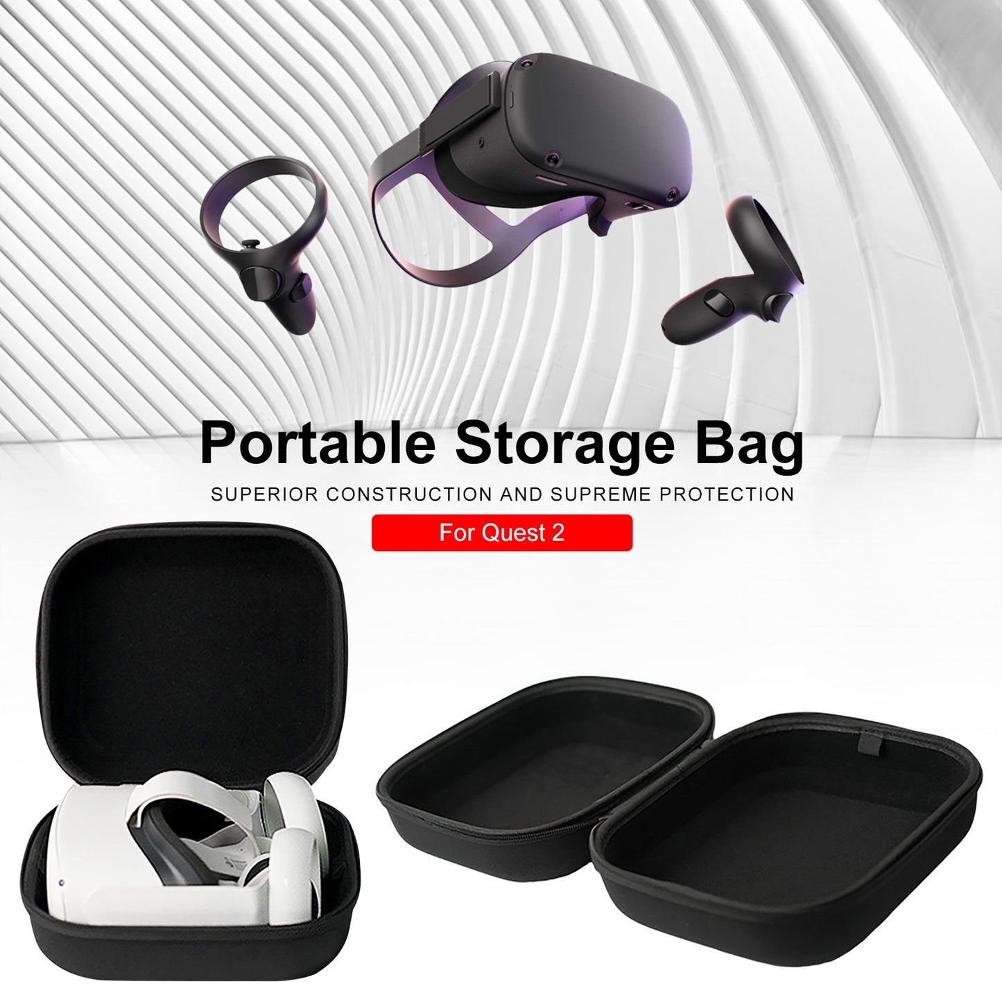 Virtual Reality VR Helmet Storage Bag - Meta Mall