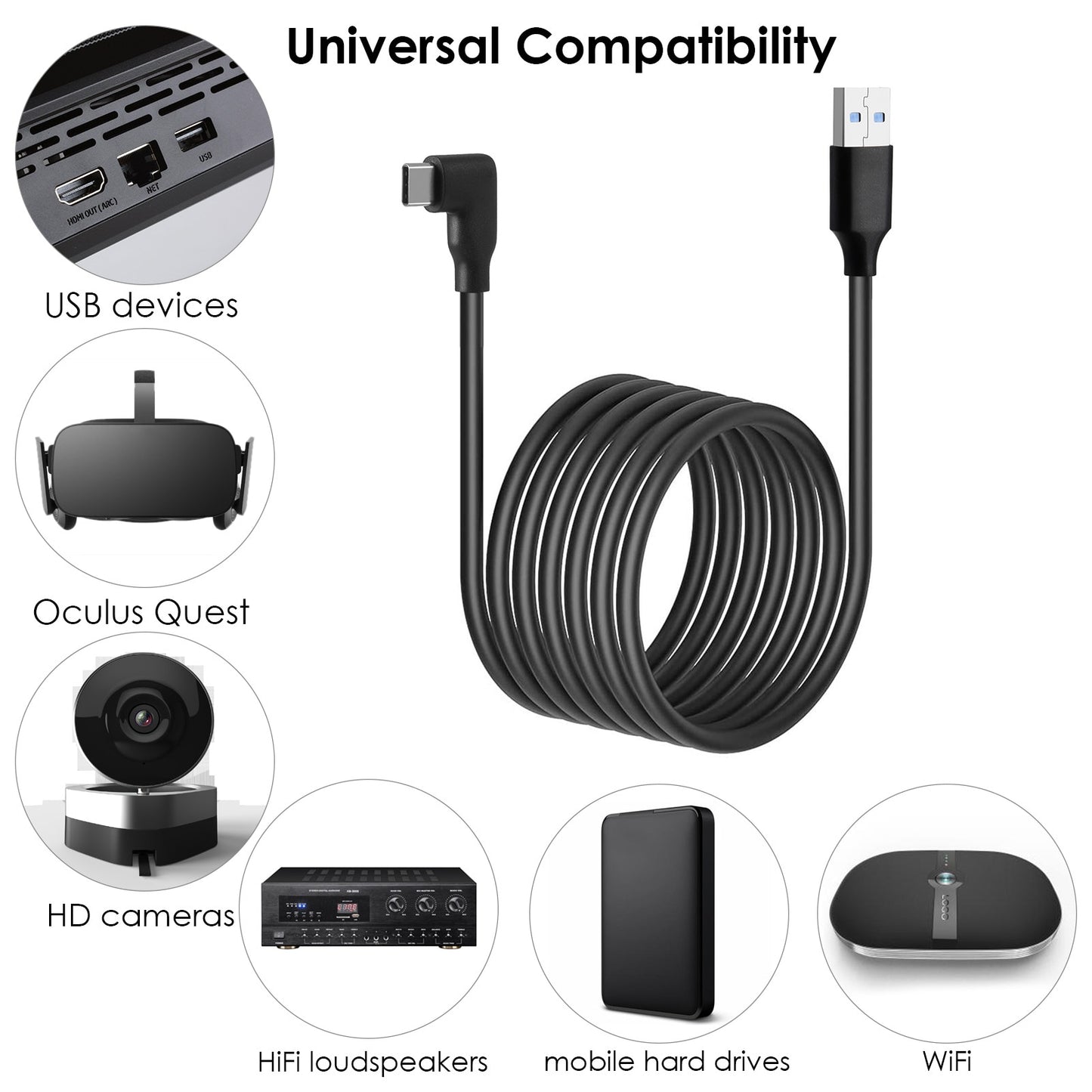 Newest VR Headset 5G USB Type-C Cable - Meta Mall